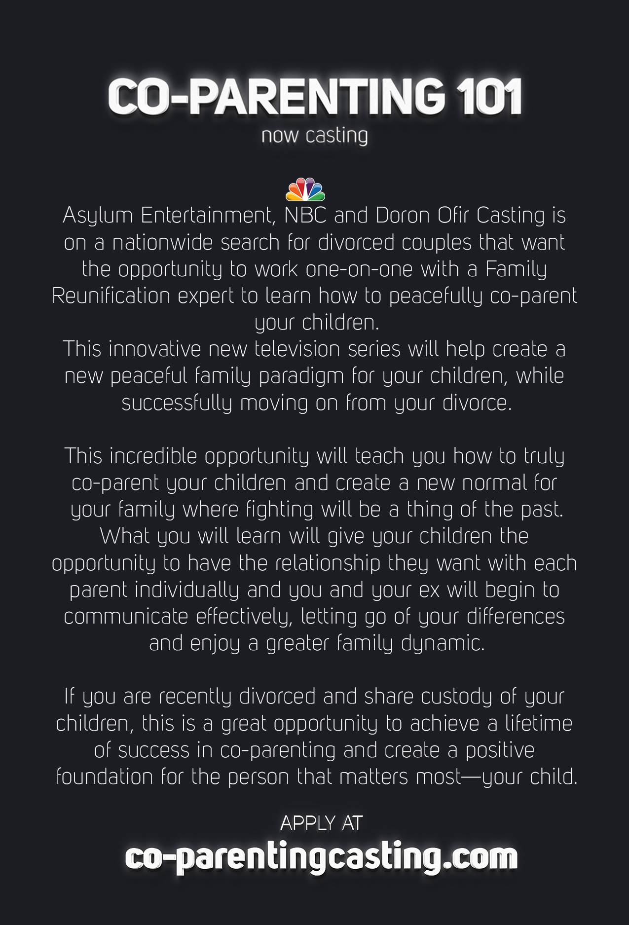 New NBC Reality Show "CoParenting 101" Aims to Help